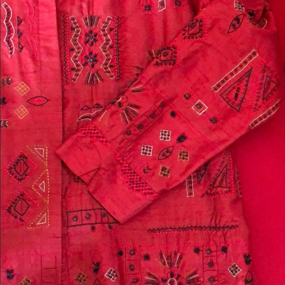 Chico’s beaded and embroidered jacket